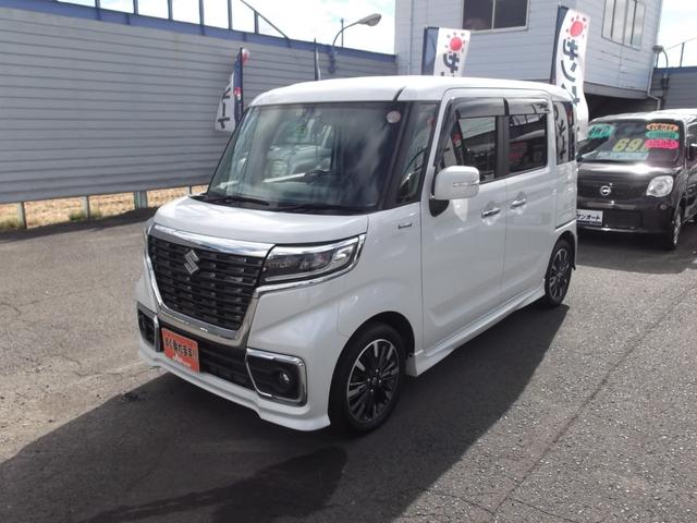 ハイブリッドXSターボ 4WD 8インチナビTV 両側パワースライドドア 衝突被害軽減システム LEDライト クルーズコントロール ドライブレコーダー シートヒーター ETC スマートキー(1枚目)