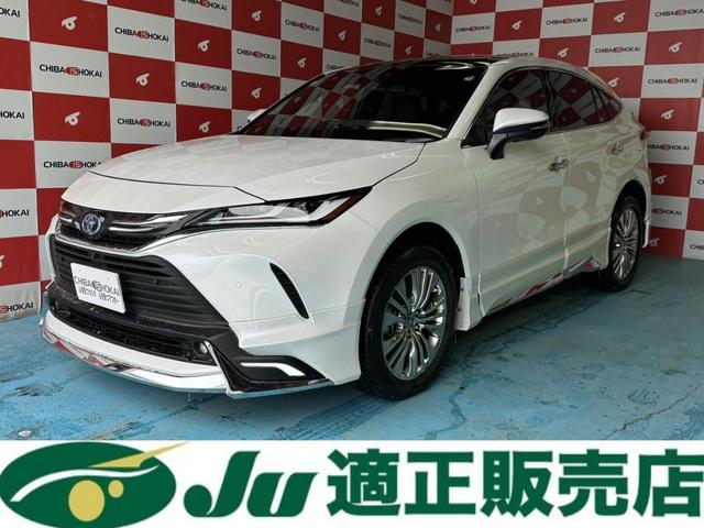 ハリアーハイブリッド Ｚ　レザーパッケージ　４ＷＤ　モデリスタエアロ　調光パノラマルーフ　パノラミックビューモニター　ブラインドスポットモニター　ドライブレコーダー　ＥＴＣ２．０　置くだけ充電　１００Ｖ電源　シートポジションメモリー　寒冷地仕様