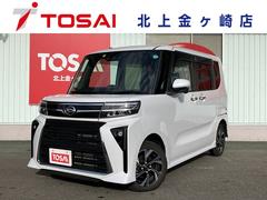 タント カスタムX 社外7インチSDナビ 両側パワースライドドア LEDオートライト オートハイビーム 純正14インチAW ハーフレザーシート スマートクルーズパック ETC 前席シートヒーター 中古車画像