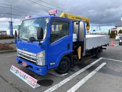 いすゞ　エルフトラック　　新明和４段クレーン　ＣＢ２５０　３０００ｃｃディーゼルターボ