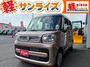 スペーシア ハイブリッドＧ　４ＷＤ　ＣＶＴ　　プッシュスタート　スマートキー　アイドリングストップ　運転席シートヒーター　衝突軽減回避システム　誤発進抑制機能　横滑り防止抑制機能（1枚目）