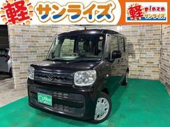 スペーシア ハイブリッドX 4WD プッシュスタート リア両側パワースライドドア 運転席助手席シートヒーター 衝突被害軽減ブレーキ カーナビ オートエアコン 中古車画像