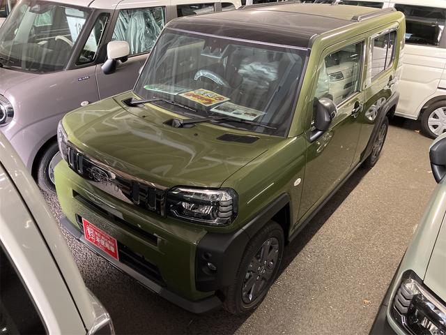 タフト(ダイハツ) Ｇ　ダーククロムベンチャー　４ＷＤ　届け出済み未使用車　クリアランスソナー　レーンアシスト　衝突被害軽減システム 中古車画像