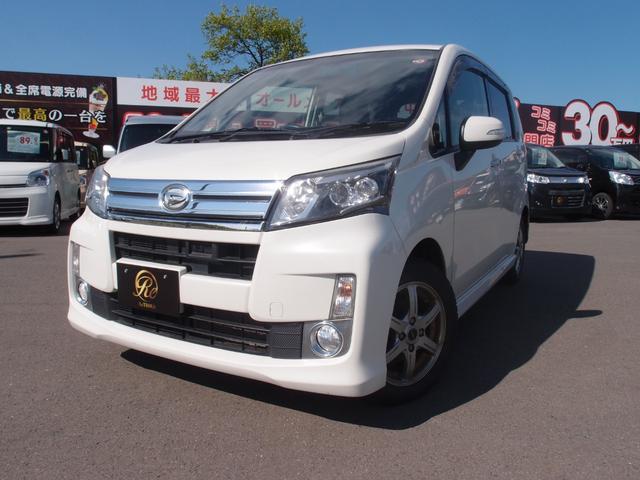 カスタム　ＸスマートセレクションＳＡ＆ＳＮ　４ＷＤ　純正ワンセグナビ・バックカメラ・Ｂｌｕｅｔｏｏｔｈ・ＤＶＤ　社外エンジンスターター　スマートキー　ＬＥＤヘッドランプ　エコアイドル