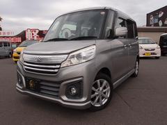 スペーシアカスタム XS 4WD 純正フルセグナビ・全方位モニター・Bluetooth・DVD 両側電動スライドドア フロント左右シートヒーター ドアミラーヒーター スマートキー 中古車画像