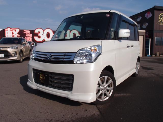 スペーシア(スズキ) Ｘリミテッド　４ＷＤ　ワンセグナビ・ＣＤ　レーダーブレーキサポート　両側電動スライドドア　フロント左右シートヒーター　ドアミラーヒーター　電動格納ミラー　スマートキー 中古車画像