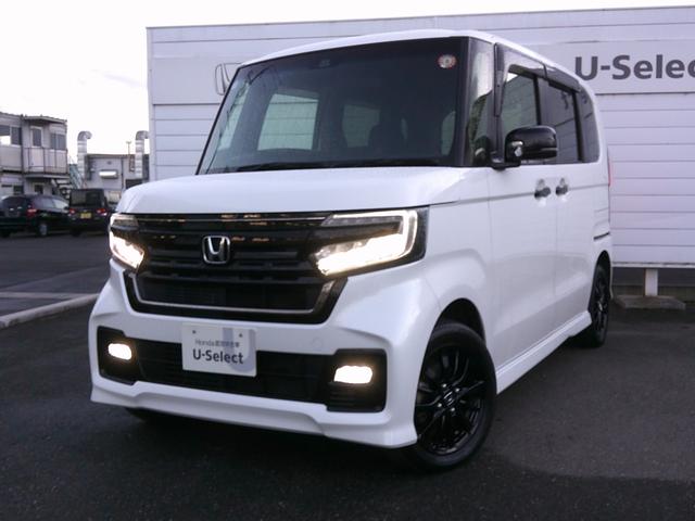 NBOXカスタム（ホンダ）Ｌスタイル＋ブラック　社外ディスプレイオーディオ・バックカメラ・ホンダセンシング・衝突軽減ブレーキ・クルーズコントロール・レーンキープアシスト・電子パーキング・オートブレーキホールド機能・両側パワスラ 中古車画像