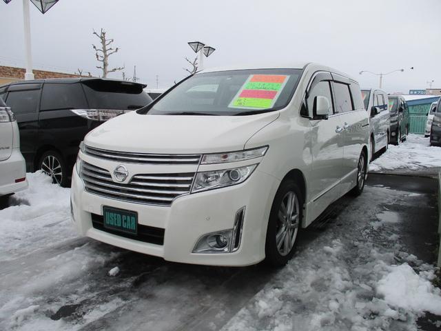 エルグランド(日産)250ハイウェイスター 4WD 純正HDDナビ