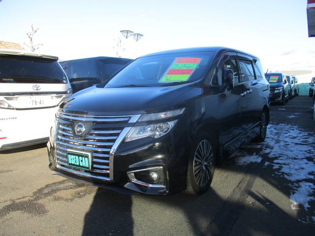 ２５０ハイウェイスターＳ　４ＷＤ　社外メモリーナビ　地デジ　両側パワースライド　バックモニター　ＬＥＤヘットライト　ハーフレザーシート　クルーズコントロール　インテリキー　ドライブレコーダー　純正１８インチＡＷ　寒冷地仕様車