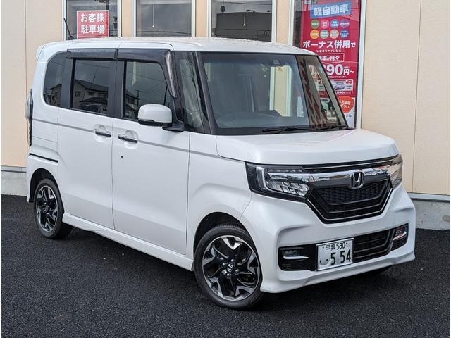 ホンダ Ｎ−ＢＯＸカスタム Ｇ　Ｌターボホンダセンシング　４ＷＤ　フルセグナビ