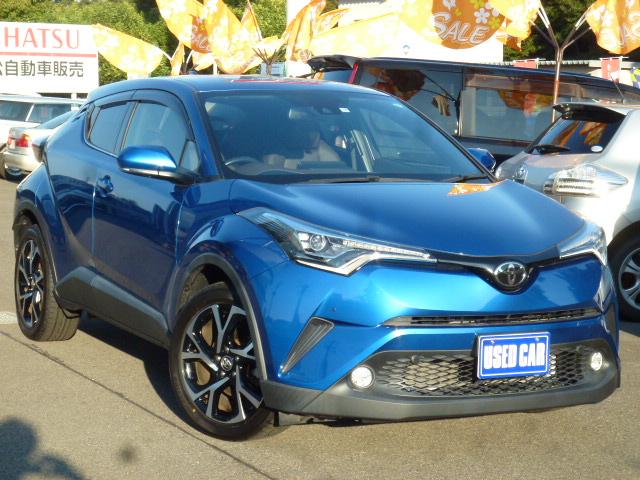 トヨタ Ｃ－ＨＲ Ｇ－Ｔ　４ＷＤ　ターボ　トヨタセーフティーセンス　ナビ　ＴＶ　バックカメラ　ＥＴＣ　ＬＥＤヘッドライト　フォグランプ　シートヒーター　ハーフレザーシート