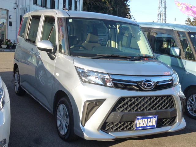 トール(ダイハツ) Ｘ　４ＷＤ　衝突軽減ブレーキ　ナビ　バックカメラ　ＥＴＣ　ドライブレコーダー　パワースライドドア　オートライト　プッシュスタートボタン　スマートキー　パーキングセンサー 中古車画像