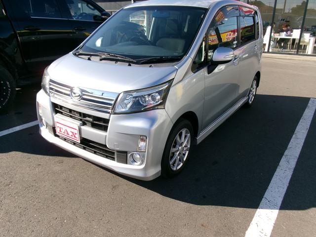 ムーヴ(ダイハツ) カスタム　Ｘ　ＳＡ　４ＷＤ　衝突安全ボディ　フルフラットシート　アイドリングストップ　ＥＳＣ　助手席エアバッグ　キーレス　盗難防止システム　ＡＢＳ　電動格納ミラー　パワーステアリング　ベンチシート 中古車画像