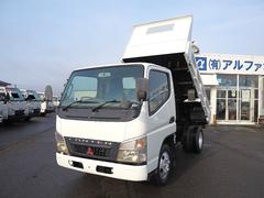 キャンター 全低床強化ダンプ 4WD 2t積 Lゲート 中古車画像