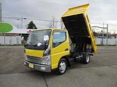 キャンター 全低床ダンプ 4WD 新品メッキパーツ エアコン パワステ パワーウィンドウ 中古車画像