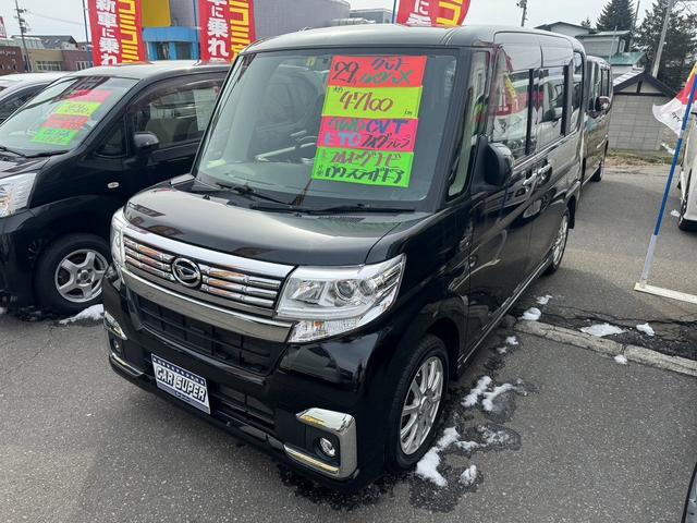 ダイハツ タント カスタムＸ　４ＷＤ　ＥＴＣ　両側スライド