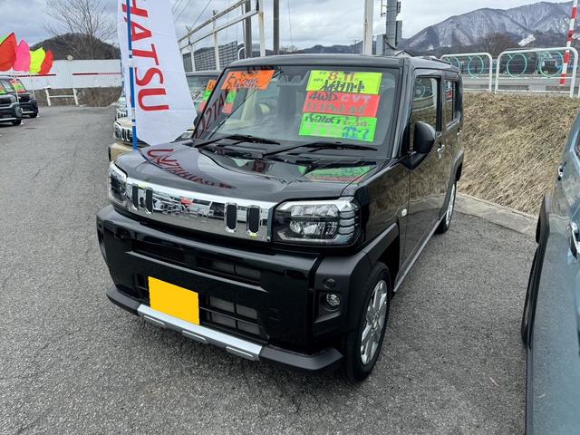 Ｇ　クロムベンチャー　４ＷＤ　届け出済み未使用車　バックカメラ　クリアランスソナー　レーンアシスト　衝突被害軽減システム　オートライト　ＬＥＤヘッドランプ　スマートキー　アイドリングストップ　電動格納ミラー　シートヒーター(1枚目)