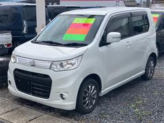 ワゴンRスティングレー T 4WD TV オートライト HID スマートキー アイドリングストップ 電動格納ミラー シートヒーター ベンチシート ターボ CVT 盗難防止システム ABS CD DVD再生 USB 中古車画像