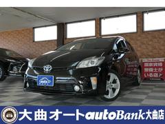 プリウス S 寒冷地仕様 純正SDナビ地デジ/DVDビデオ再生/ブルートゥース接続 ディスチャージヘッドライト 中古車画像