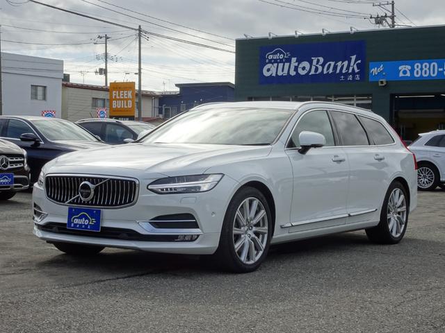 Ｖ９０ Ｔ６　ＡＷＤ　インスクリプション　ワンオーナーレザーシートベンチレーションパワーテールゲートＬＥＤヘッドライト３６０°カメラステアリングヒーターリアシートヒーターＡＣＣヘッドアップディスプレイフロントシートマッサージ機能