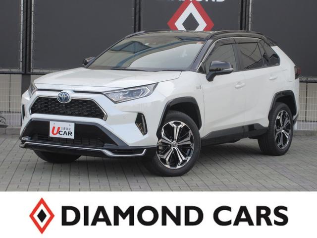 トヨタ ＲＡＶ４ ＰＨＶ ブラックトーン　４ＷＤ　純正ディスプレイオーディオ　ＵＳＢ