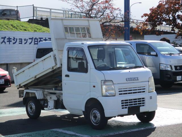 スズキ キャリイトラック ダンプ　４ＷＤ　頑丈ダンプ　土砂禁　パワステ　エアコン