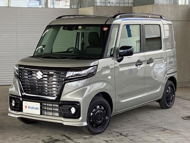 スズキ スペーシアベース ＸＦ　届出済未使用車・ルーフレール・ＬＥＤヘッドライト・運転席側電動スライドドア・後席スライドドアクローザー・アダプティブクルーズコントロール・１４インチアルミホイール・オーバーヘッドシェルフ付き