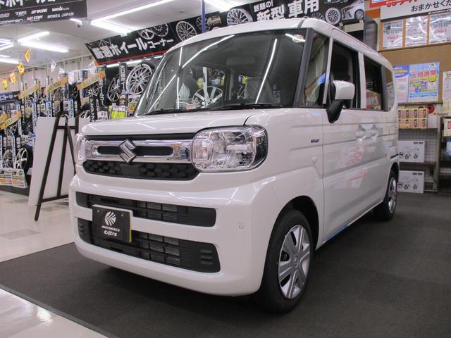 スペーシア(スズキ) ハイブリッドＸ　４ＷＤ　セーフティープラスパッケージ　両側パワースライドドア　シートヒーター　電動パーキング　アダプティブクルーズコントロール　車線維持支援機能　スリムサーキュレーター　ＬＥＤヘッドランプ 中古車画像