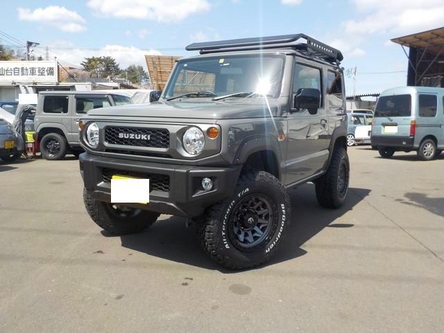 スズキ ジムニーＸＬ リフトアップ・ルーフキャリア・スペアータイヤ 