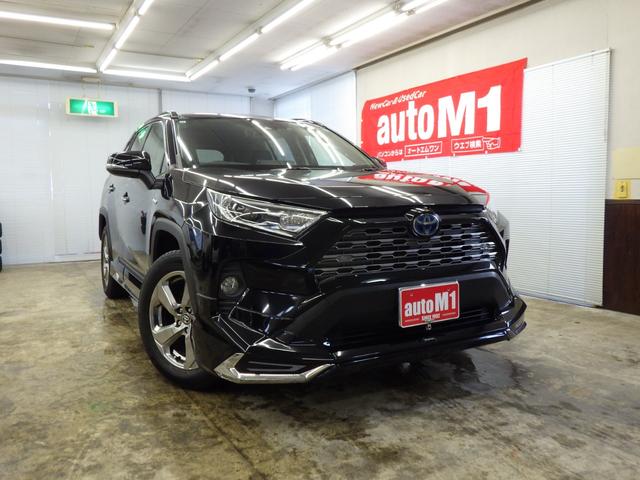 ＲＡＶ４(トヨタ) ハイブリッドＧ　４ＷＤ　ＴＳＳ　電動ムーンルーフ　純正９インチＳＤナビフルセグ　バックカメラ　モデリスタエアロキット 中古車画像