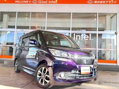 ソリオバンディット ハイブリッドMV 4WD Bluetoot対応メモリーナビ 全方位カメラ 衝突軽減ブレーキ レーンキープアシスト 電動スライドドア シートヒーター 前後ドラレコ LEDライト スマートキー クルーズコントロール ETC 中古車画像