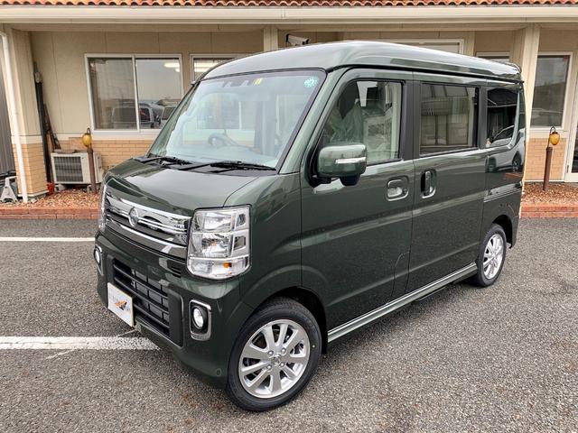 日産 ＮＶ１００クリッパーリオ Ｇ　４ＷＤ　ターボ　ハイルーフ　ちょいキャン梓　両側オートスライド　左オートステップ　コーナーセンサー　ＨＩＤ　フォグランプ　プライバシーガラス　エマージェンシーストップシグナ　ふらつき警告　発信お知らせ