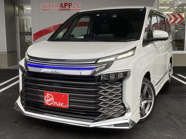 ヴォクシー ハイブリッドS-Z 4WD 10.5インチディスプレイオーディオ 14インチフリップダウンモニター パワーリアゲート モデリスタエアロ ヘッドアップディスプレイ DVD パノラミックビューモニター ETC シートヒーター(1枚目)