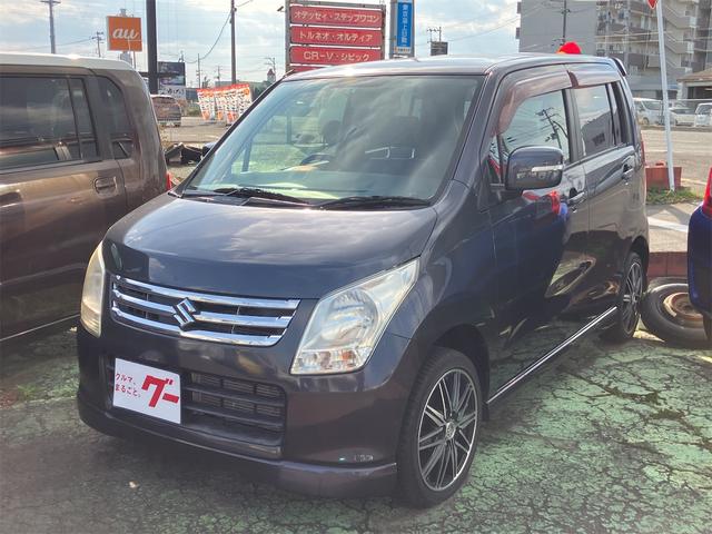 ワゴンＲ(スズキ) ＦＸリミテッドＩＩ　４ＷＤ　ＥＴＣ　ナビ　ＴＶ　スマートキー　電動格納ミラー　シートヒーター　ベンチシート　ＡＴ　盗難防止システム　ＣＤ　ＵＳＢ　ミュージックプレイヤー接続可　Ｂｌｕｅｔｏｏｔｈ　アルミホイール 中古車画像