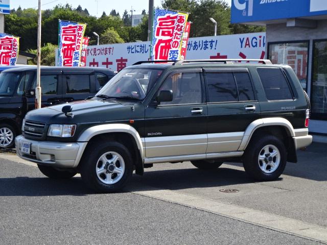 ビッグホーン(いすゞ) プレジール　ロング　ガソリン　アルミ　ＥＴＣ　４ＷＤ 中古車画像