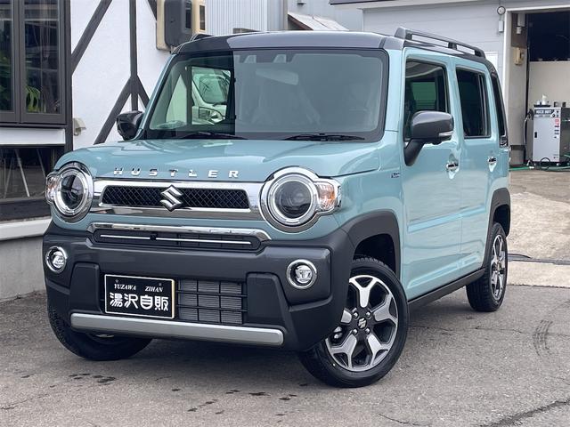 ＪスタイルＩＩ　４ＷＤ　届出済未使用車　衝突被害軽減ブレーキシステム　全方位モニター純正ナビ　２トーンルーフ　純正アルミホイール　クリアランスソナー　ＬＥＤヘッドライト　オートライト　オートクルーズ　スマートキー(1枚目)