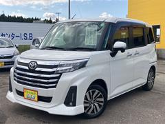 ルーミー カスタムG 4WD【修復歴無 禁煙車 トヨタセーフティセンス】9インチナビ TV バックカメラ ドラレコ 両側電動スライドドア 追従型クルコン クリアランスソナー 衝突被害軽減システム LEDヘッドランプ 中古車画像