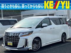 トヨタ　アルファードハイブリッド　ＳＲ　−大阪府仕入−　４ＷＤ　モデリスタエアロ