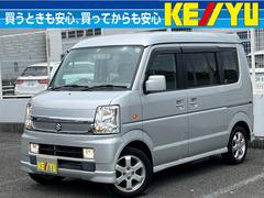 スズキ　エブリイワゴン　ＰＺターボスペシャル　４ＷＤ　エンスタ　ミラー型前後ドラレコ