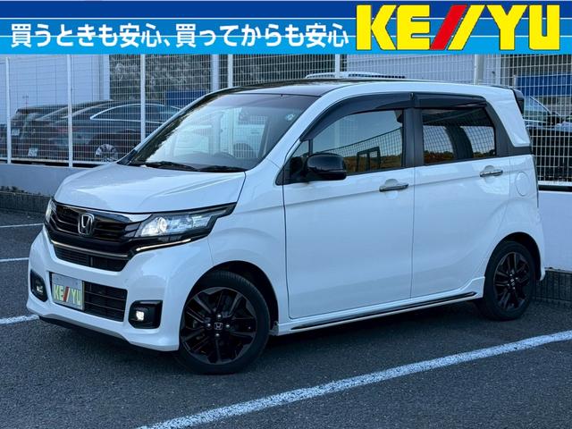 Ｎ−ＷＧＮカスタム(ホンダ) Ｇ　ターボＳＳ２トーンカラースタイルパッケージ【特別仕様車】　【禁煙車／８型ナビ】【クルーズコントロール／ハーフレザーシート】【ＥＴＣ／バックカメラ／ドライブレコーダー】【ＨＩＤヘッドライト／オートライト】【パドルシフト】【オートエアコン／純正１５インチＡＷ］ 中古車画像