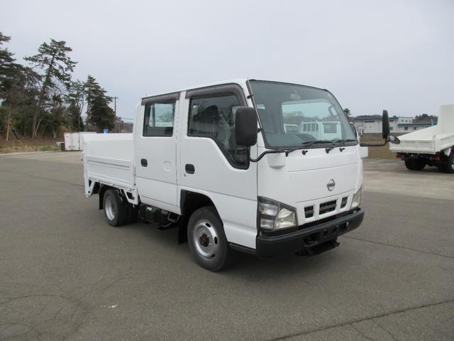 日産 アトラストラック １．１５ｔ　ＦＦＬ　Ｗキャブ　４ＷＤ　パートタイム４ＷＤ　Ｈ－Ｌ切り替え有り　新明和すいちょくゲート　ＲＥ０６－１１０３