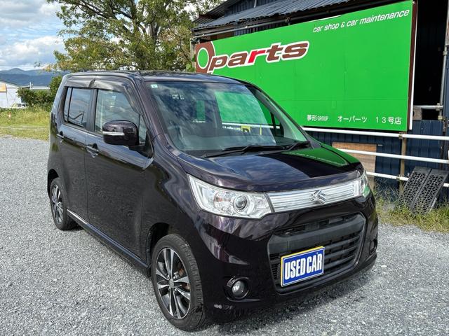 ワゴンＲスティングレー(スズキ) Ｔ　ターボ　ナビ　ＴＶ　バックカメラ　キーレススタートシステム　ＷＳＲＳ　ＤＶＤ再生可能　スマキ　電動格納式ミラー　フロントベンチシート　オ−トエアコン　パワーウィンドウ　パワーステ　ＡＢＳ　エアバック 中古車画像