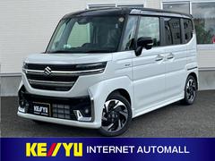 スズキ　スペーシアカスタム　ハイブリッドＸＳターボ■届出済未使用車■全方位カメラ■　９インチスズキコネクトナビ■両側電動ドア　シート＆ステアヒーター　追従クルコン