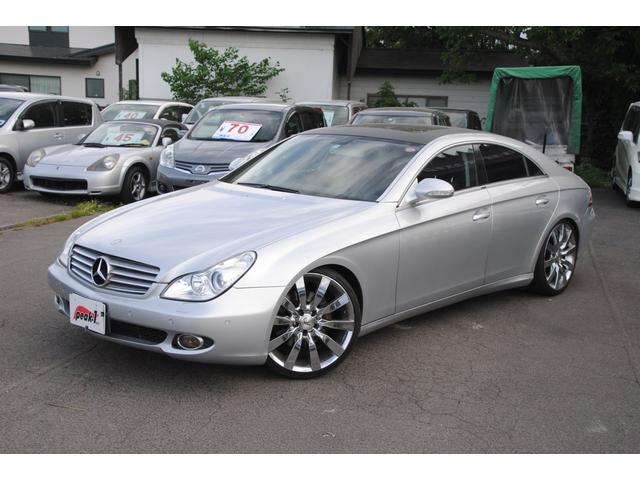 CLS350 黒革 サンルーフ ローダウン ART20AW(1枚目)