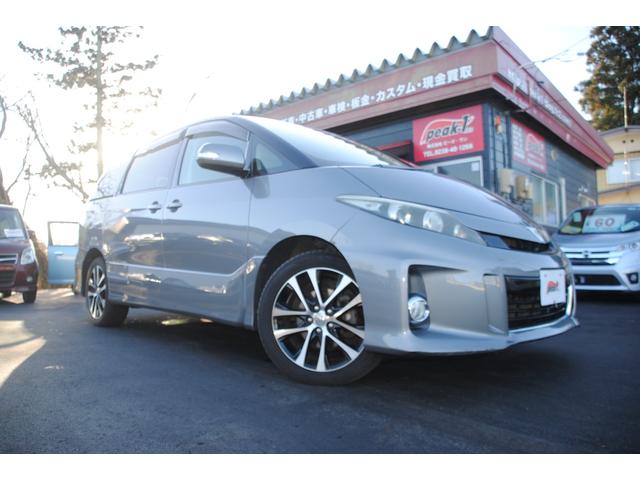 エスティマ(トヨタ) アエラス　４ＷＤ　両側パワースライドドア　７人乗り　Ｂカメラ　車検整備２年付き　３年間走行無制限保証　ＥＴＣ　オートライト 中古車画像