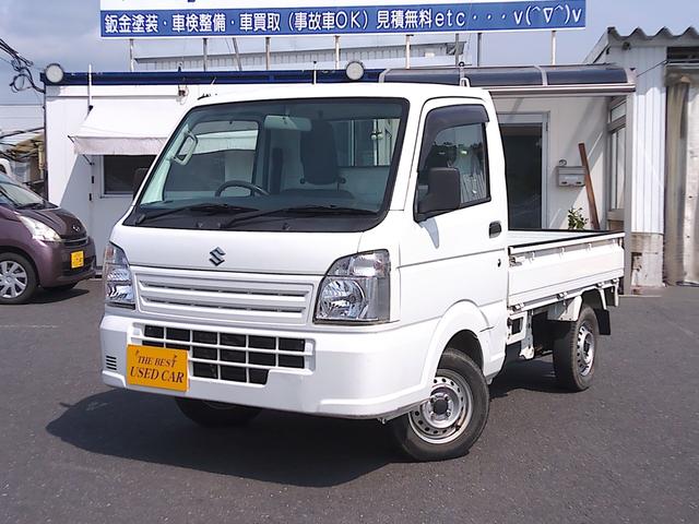 キャリイトラック ＫＣエアコン・パワステ農繁仕様　デフロック　４ＷＤ　エアコン　パワステ　運転席エアバッグ　作業灯（1枚目）