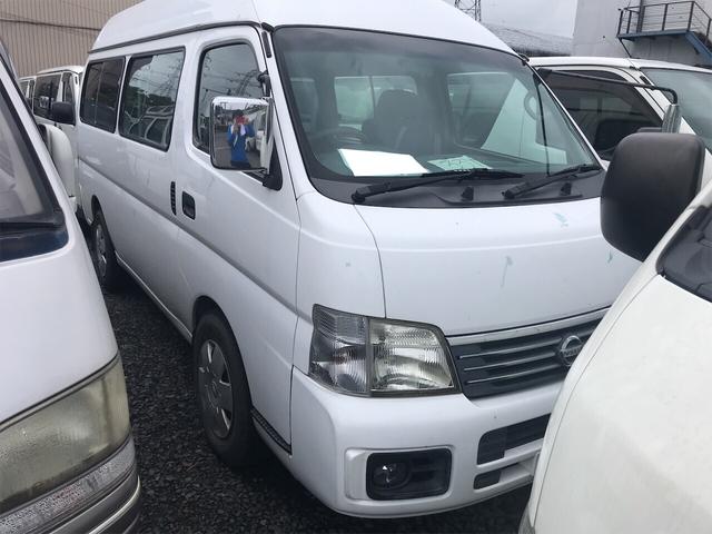 スライドドア ワンボックス 10名乗り AC AT ホワイト(1枚目)