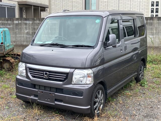 バモス Ｇ　４ＷＤ　ＥＴＣ　両側スライドドア　ナビ　キーレスエントリー　ＡＴ　アルミホイール　衝突安全ボディ　エアコン（1枚目）