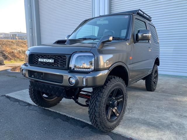 ワイルドウインド　４ＷＤ　　５速マニュアル車　衝突安全ボディ　アルミホイール　キーレスエントリー　シートヒーター　３インチリフトアップ　ナビ(1枚目)