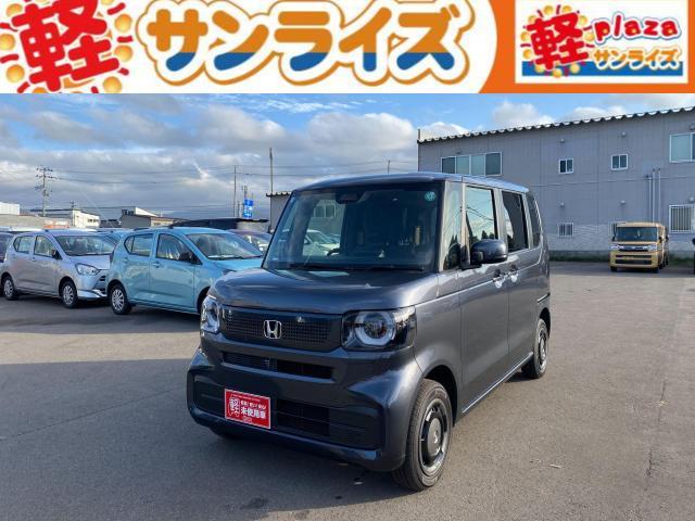Ｎ－ＢＯＸ ベースグレード　４ＷＤ　エアコン　パワーステアリング　パワーウィンドウ　盗難防止システム　衝突安全ボディ　衝突被害軽減システム　アイドリングストップ　クリアランスソナー（1枚目）